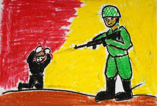 war drawing
