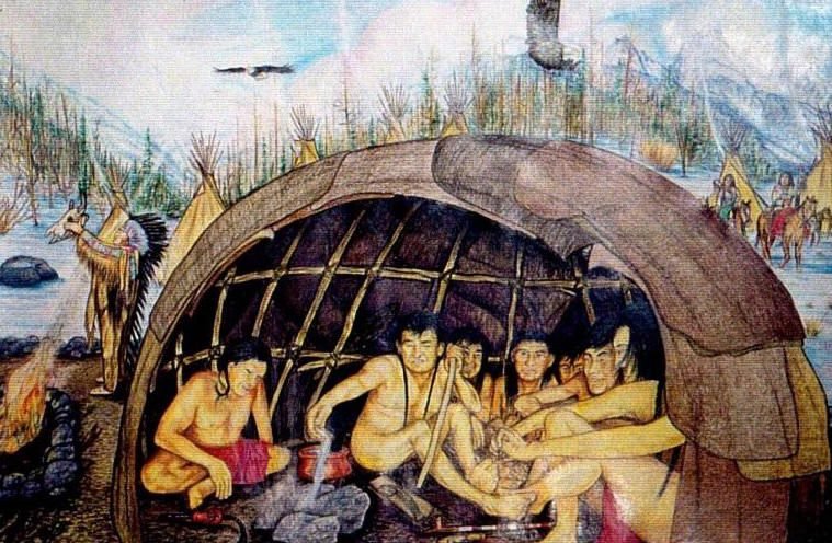 Click to enlarge sweat lodge