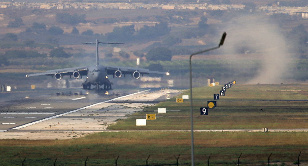 military plane taking off incirlik airbase