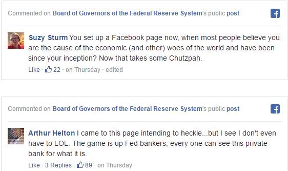 fed facebook comments