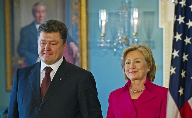 Poroshenko and Clinton
