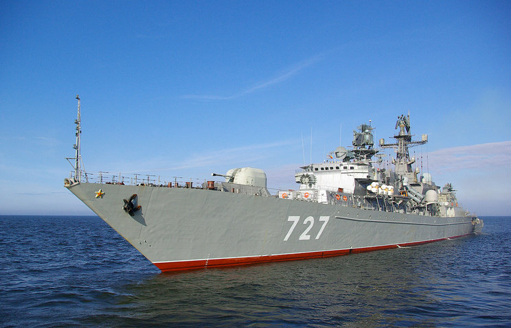 The Russian Baltic Fleet’s frigate Yaroslav Mudry