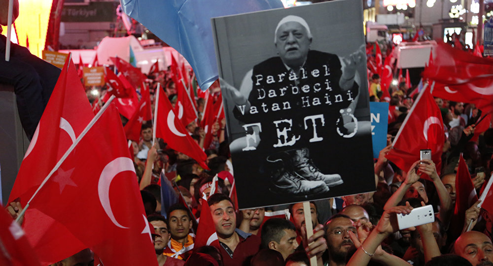 Pro-Erdogan supporters