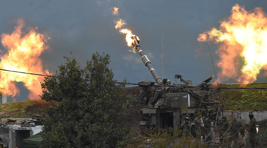 Click to enlarge Israeli artillery gun