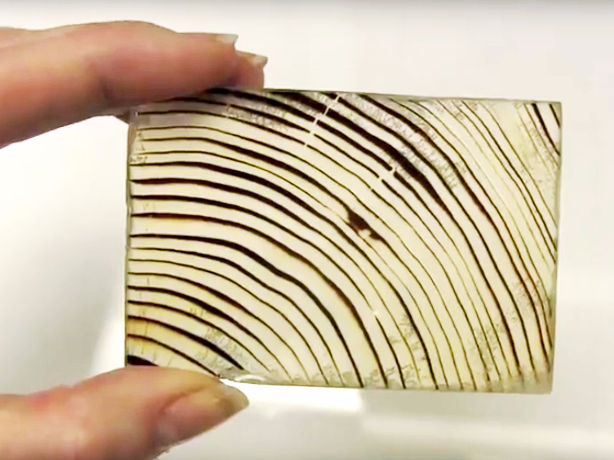 Click to enlarge wood showing grain