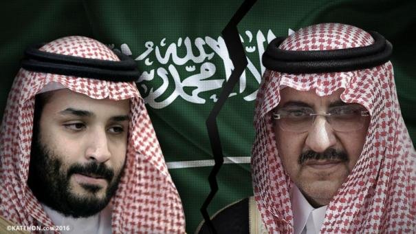 Prince Mohammed ibn Salman (Minister of Defense) and Crown Prince Mohammed Ibn Nayef Al Saud