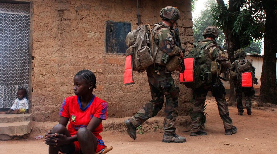 french soldiers africa