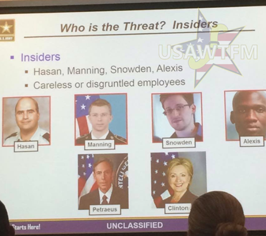 Click to enlarge Operations Security (OPSEC) training class photo