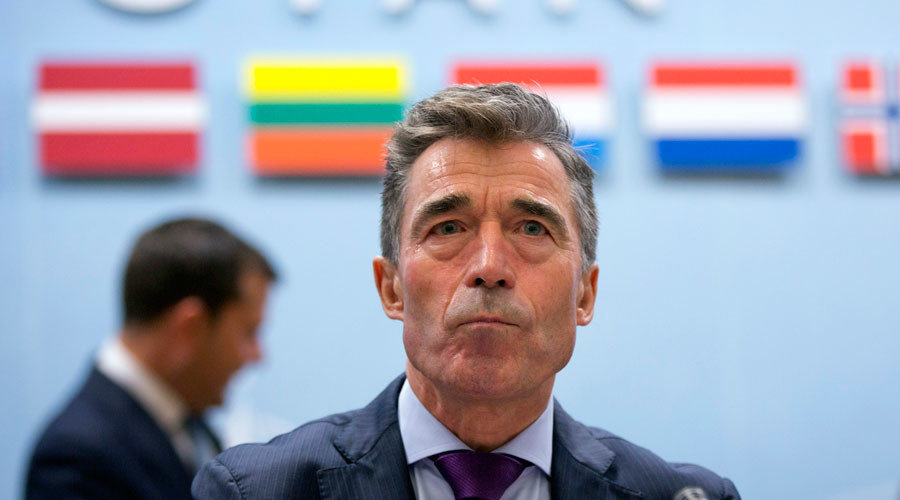 Click to enlarge NATO Secretary General Anders Fogh Rasmussen