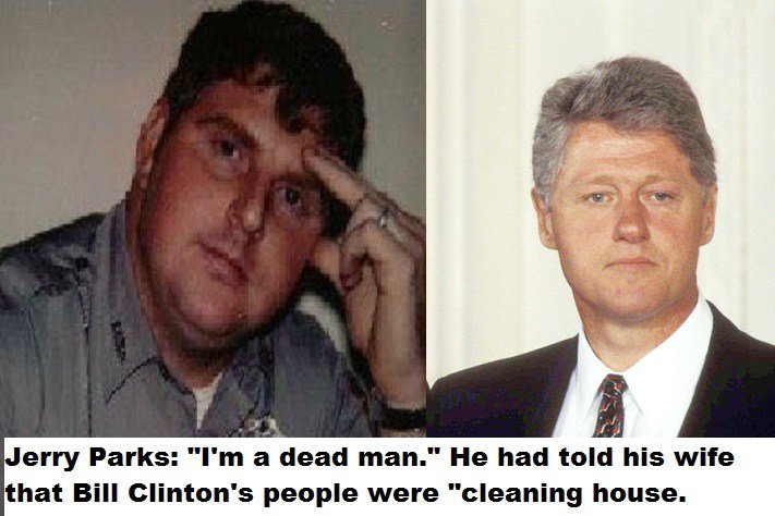 Click to enlarge Jerry Parks and Clinton