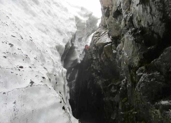 Ben Nevis snowpack