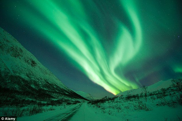 Click to enlarge Northern lights