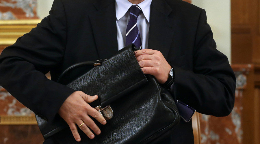 Man with briefcase