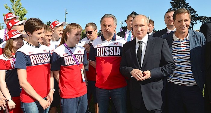 Click to enlarge Putin Russian team