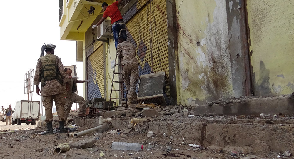 Blast in Aden, Yemen