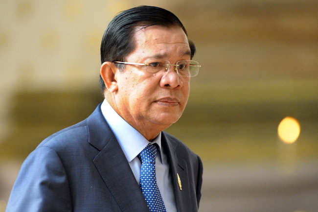 Click to enlarge Cambodia’s Prime Minister Hun Sen