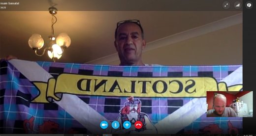 Click to enlarge Dr. Issam Hijjawi of Palestine Alliance