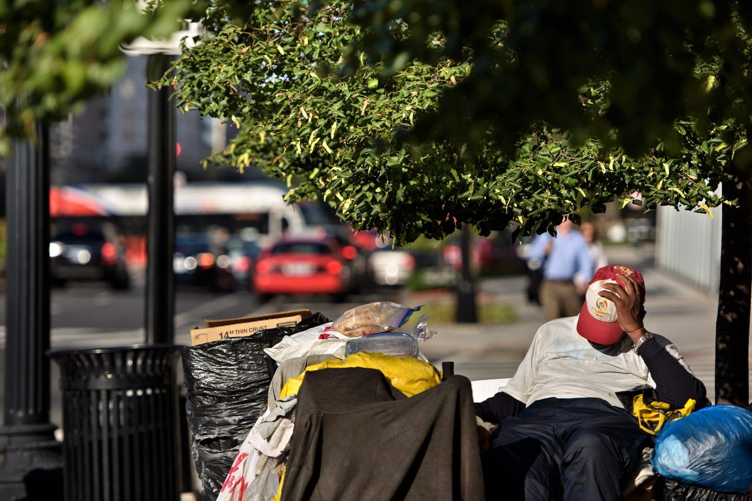 Homeless man in DC