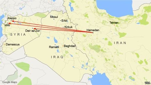 Click to enlarge Hamedan Airbase Iran Russia