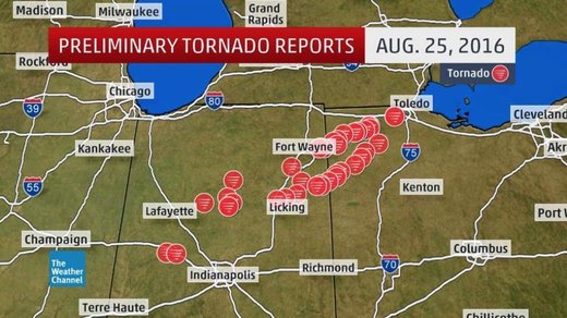 multiple tornado reports