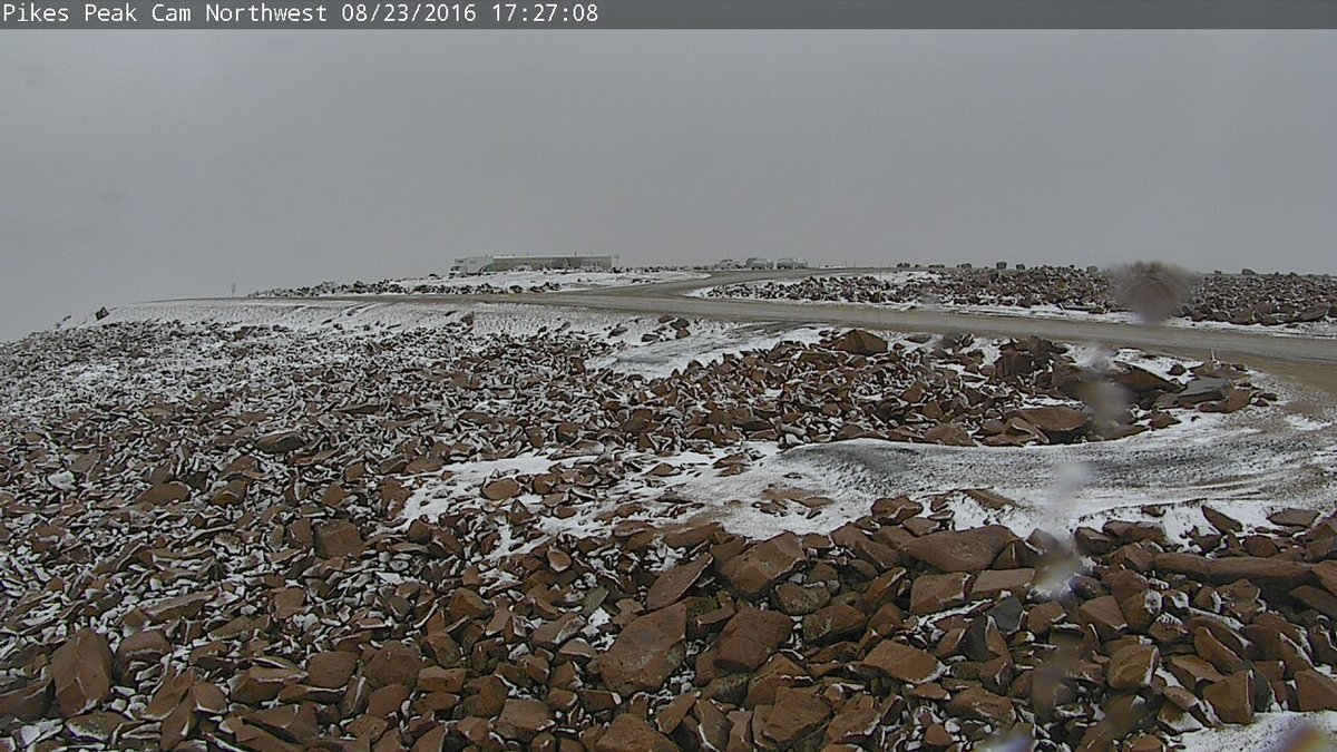 It's snowing in Colorado! 