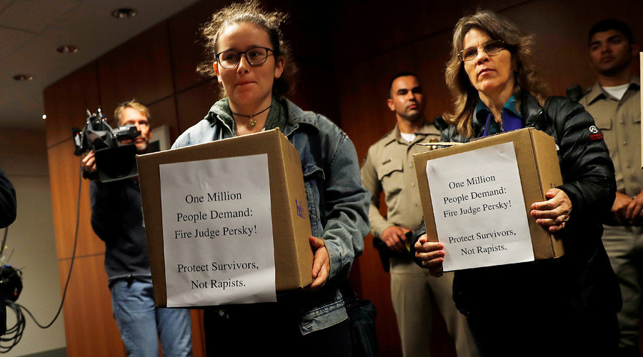 Activists against Judge Aaron Persky