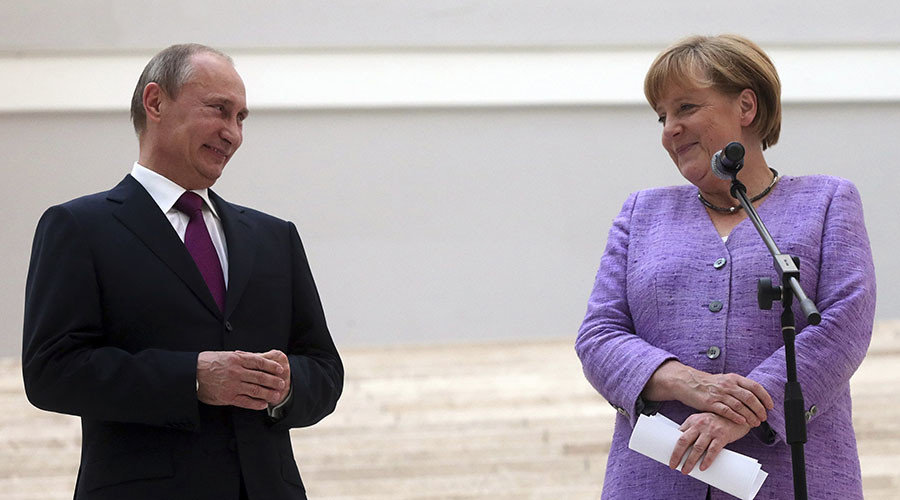 Click to enlarge Putin merkel
