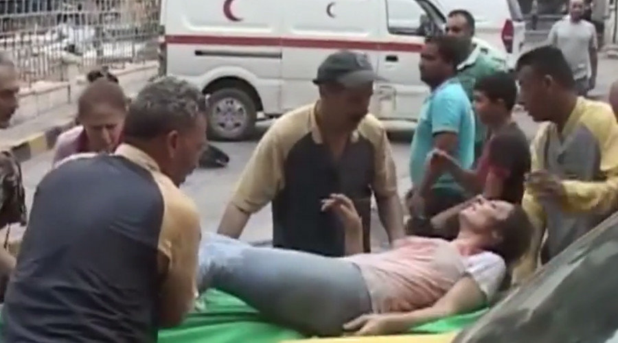 aleppo civilians hurt