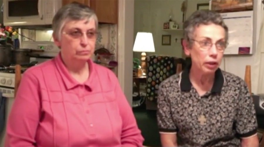 Click to enlarge Sister Paula Merrill (left) and Sister Margaret Held