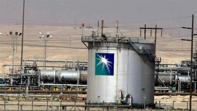Aramco oil refinery in Saudi Arabia