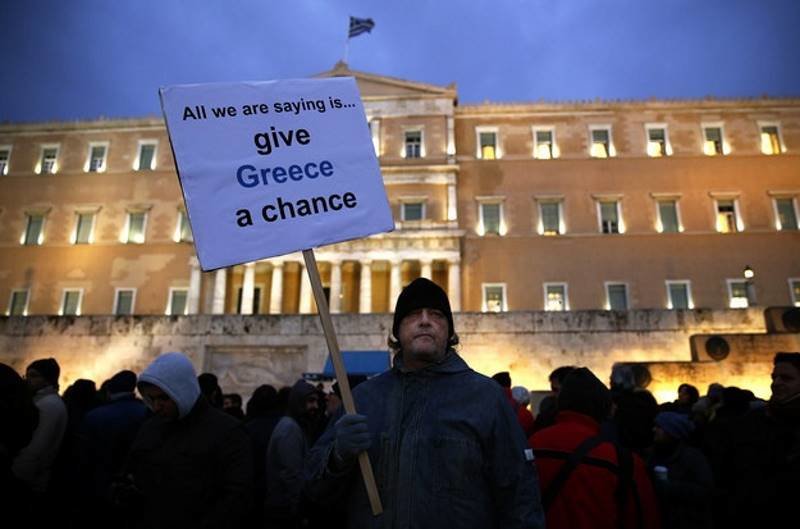 austerity protest Greece