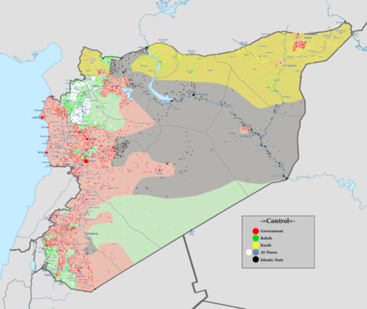 map syria war august 2016
