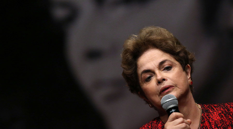 Click to enlarge Brazil's suspended President Dilma Rousseff