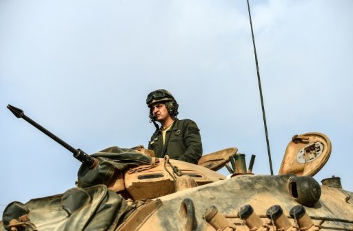 Click to enlarge Turkish tanks in Jarabulus