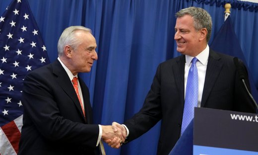 Click to enlarge bill bratton, de blasio