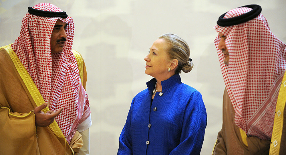 hillary clinton and saudi headchoppers