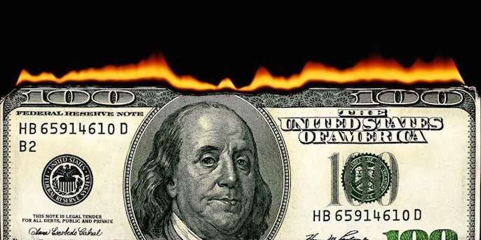 burning money