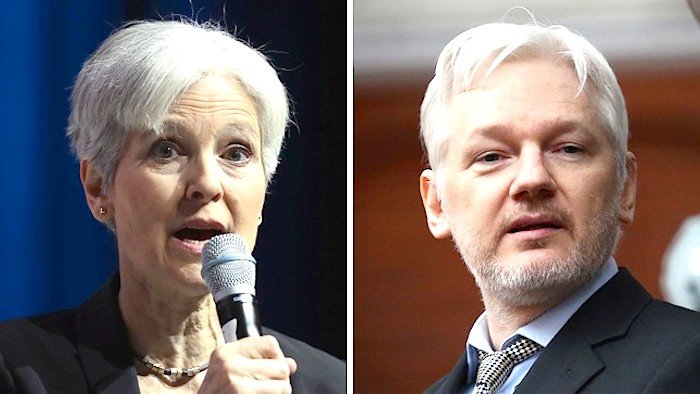 Jill Stein Julian Assange