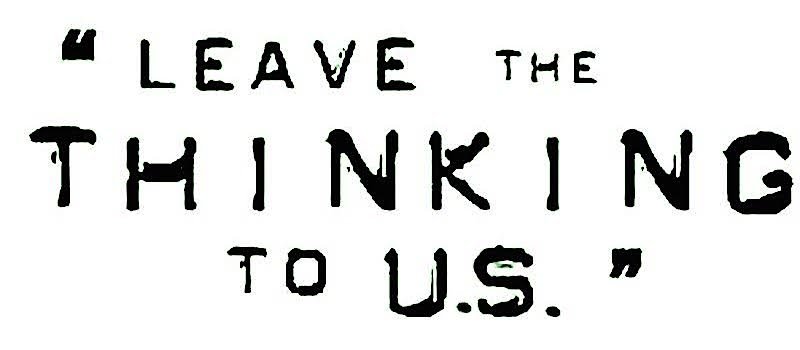 leave thinking