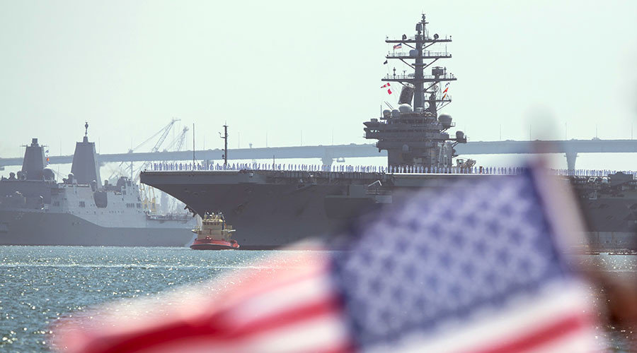 US aircraft carrier