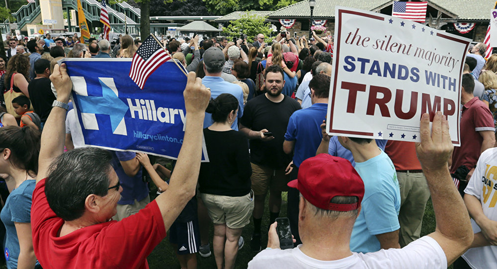 Click to enlarge Trump supporters
