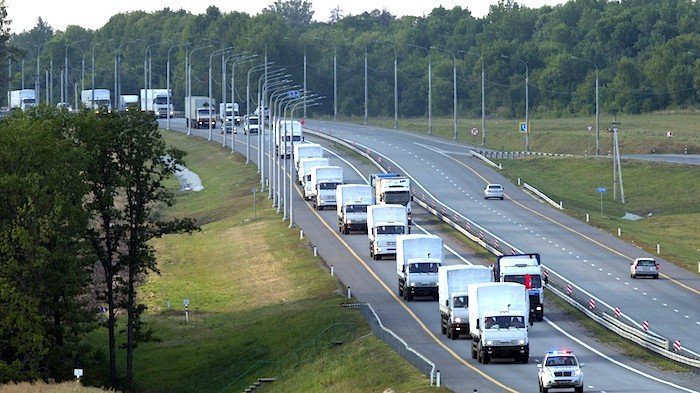 Russian aid convoy