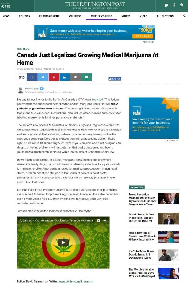 huffpost medical marijuana