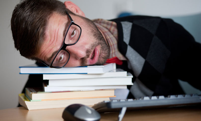 Click to enlarge sleep studying
