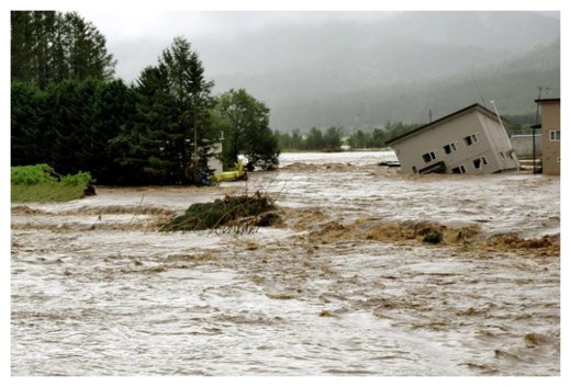 Click to enlarge Floodwaters Hokkaido