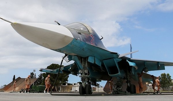 Russian bomber in Syria