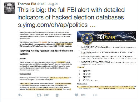 Click to enlarge screenshots of the FBI’s TLP:AMBER alert