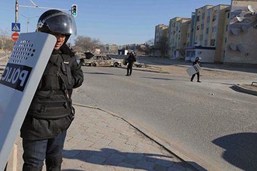 Kazakh police detain militants