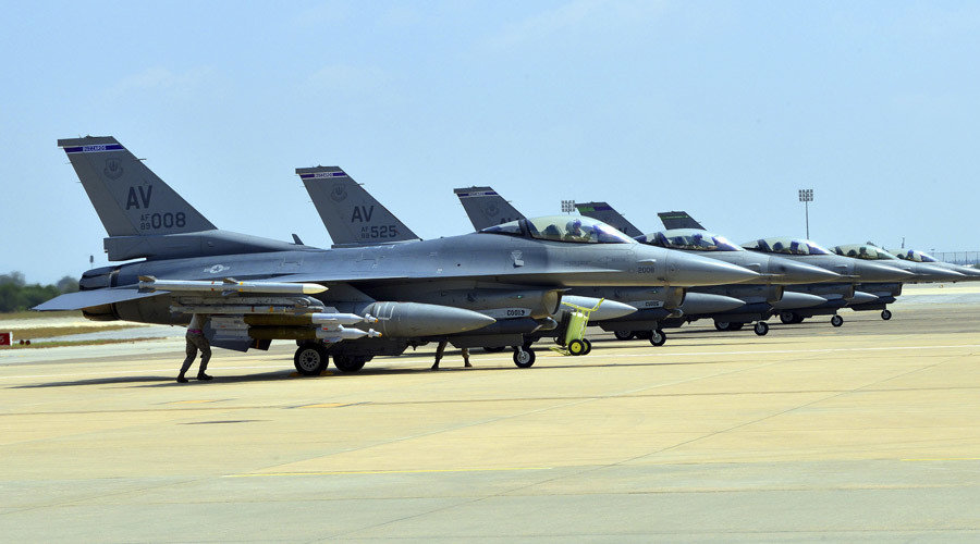 U.S. Air Force F-16 Fighting Falcons