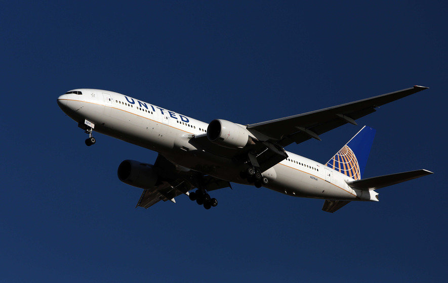 Click to enlarge United plane
